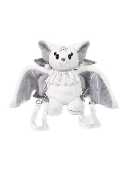 Gothic Plush Bat Doll Backpack