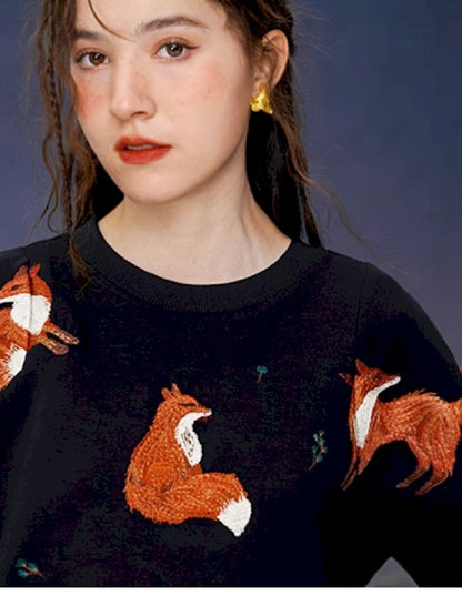 Red Fox Sweatshirt