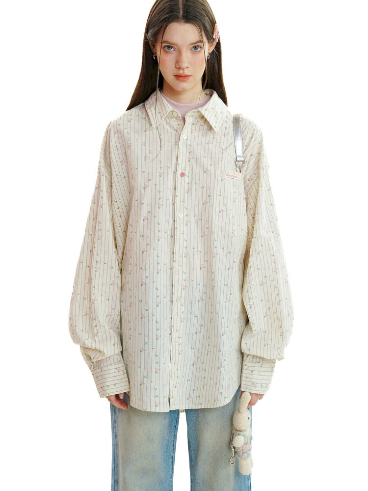 Loose casual lazy wind shirt