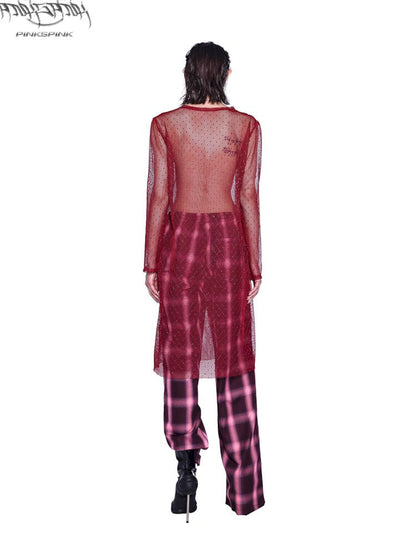 Plaid Trailing Pants