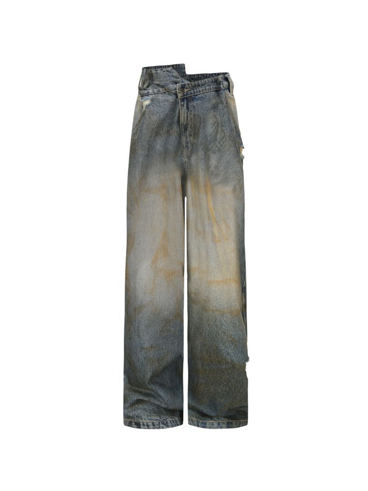 Old Jeans Loose Wide Leg Pants