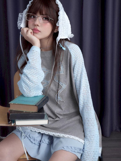 Bow Long Sleeve Top T-Shirt