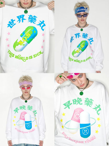 Pill Loose Sweatshirt