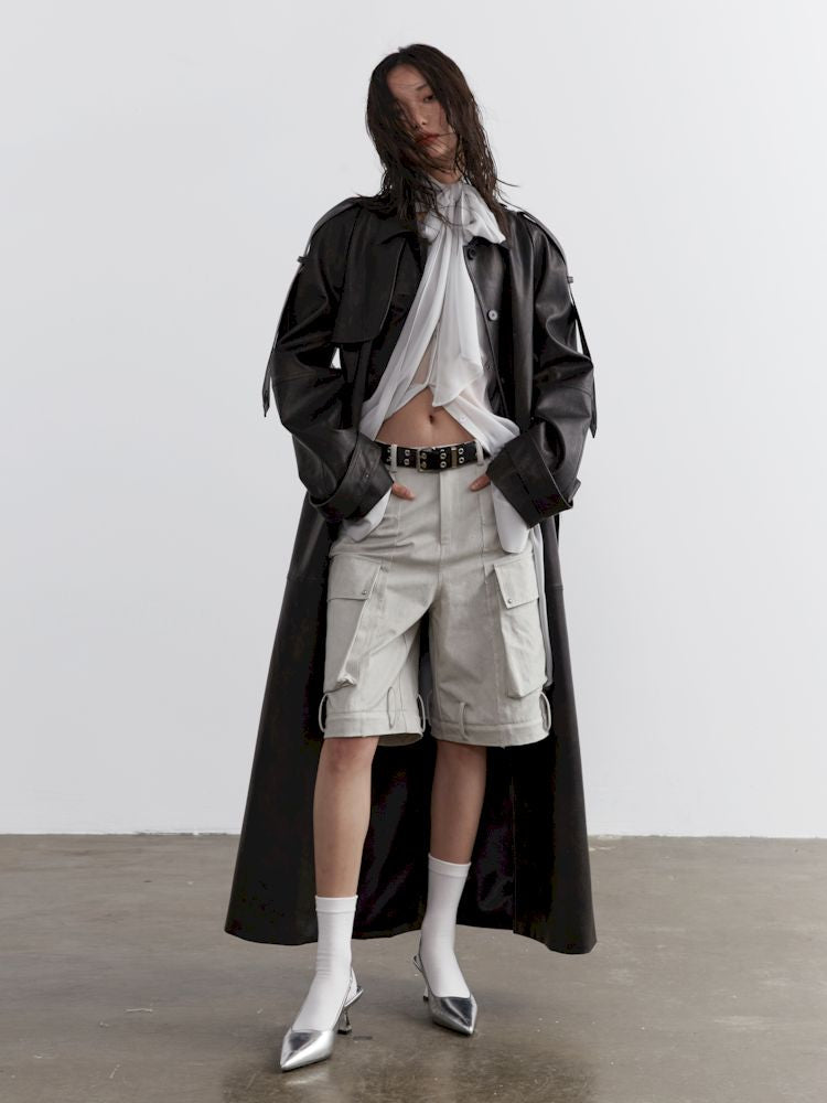 Heavyweight Extra Long Trench Coat