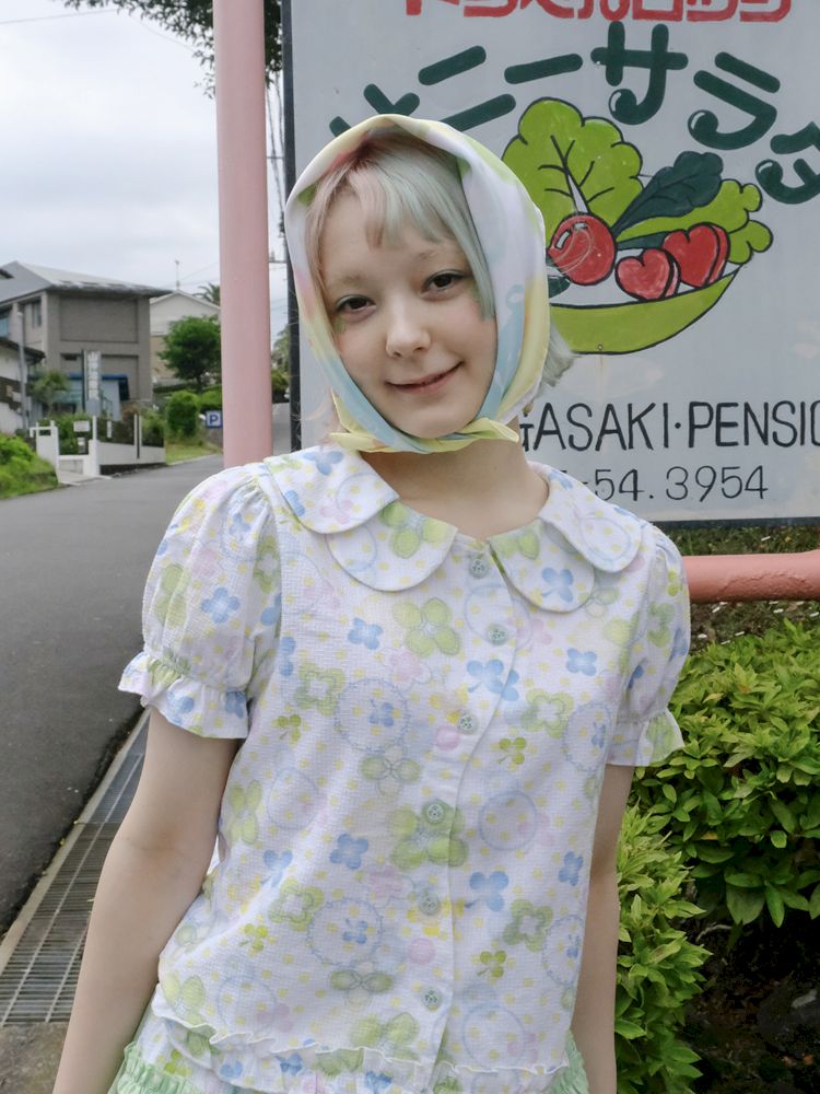 Clover White Printed Shirt