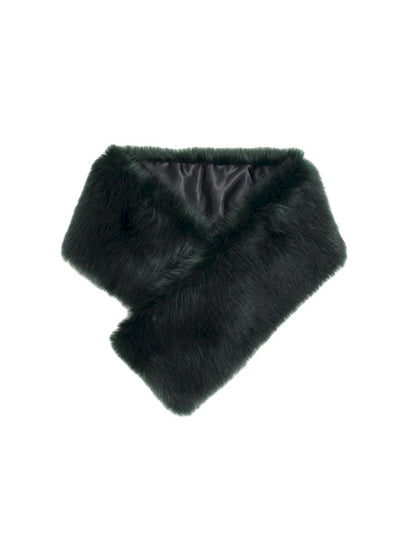 Eco-friendly fur shawl outwear