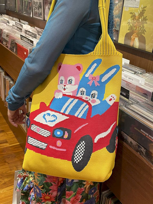 Knitted Small Car Tote