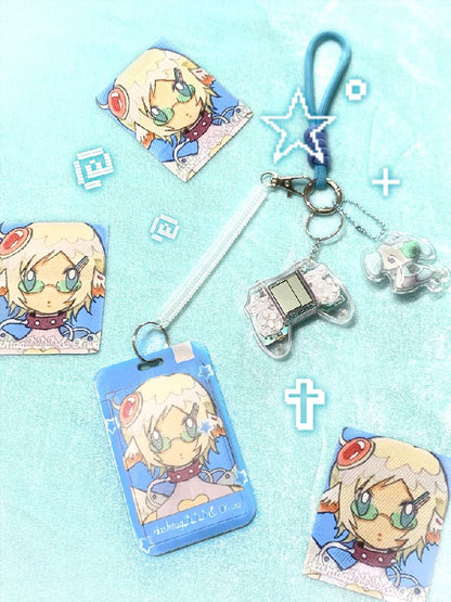 Illustration Anime Bag Card Holder Hanging Decoration