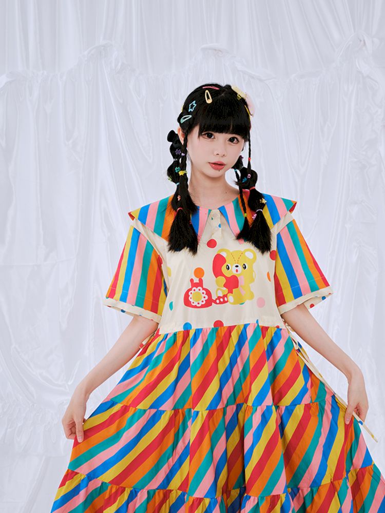 Rainbow Diary Dress