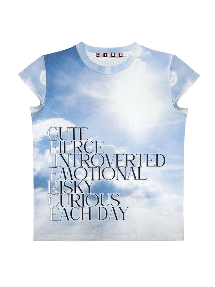 Sky Print T-Shirt