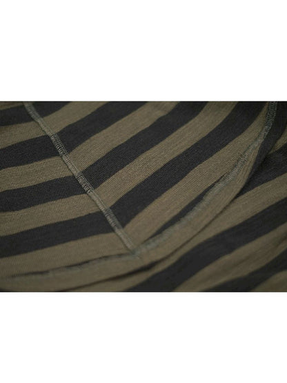 Stripe Knit Long Sleeve T-Shirt