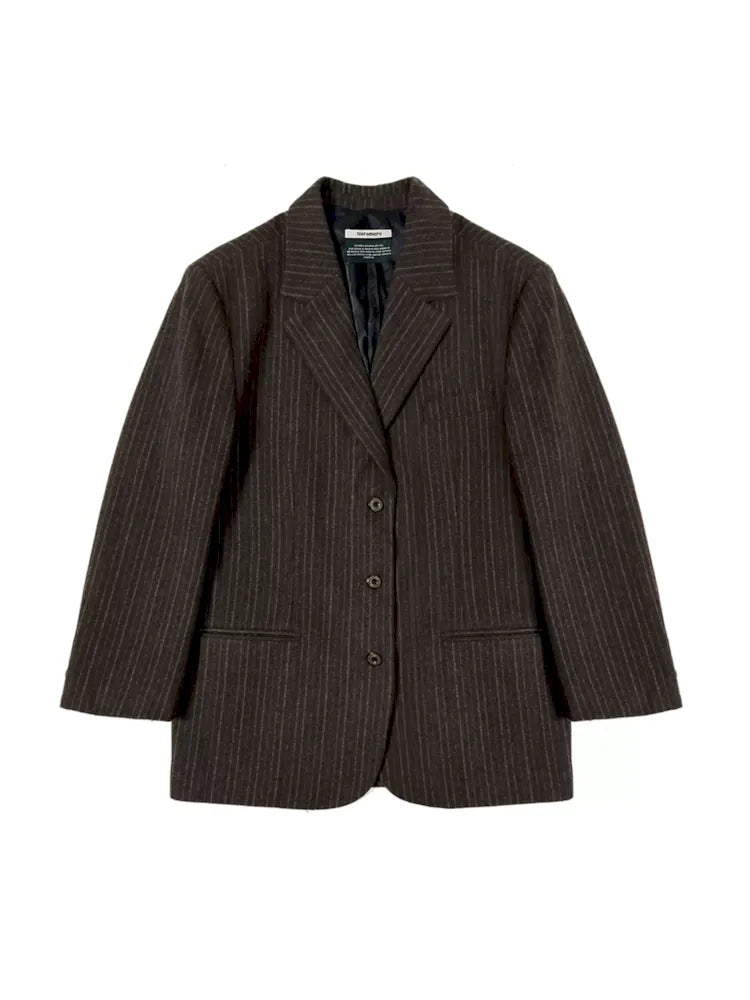 Tweed Copper Button Suit