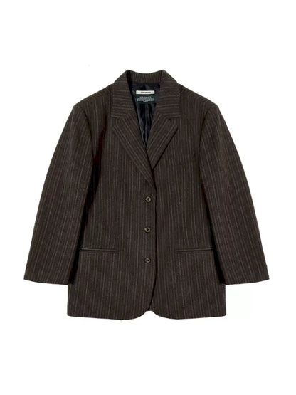 Tweed Copper Button Suit