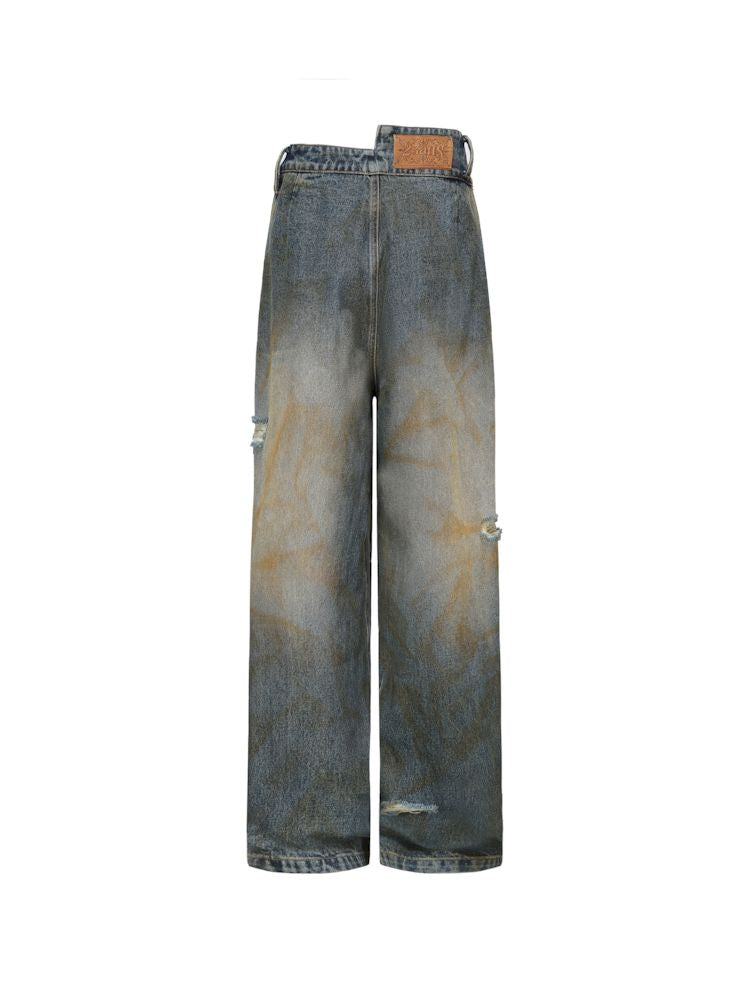 Old Jeans Loose Wide Leg Pants