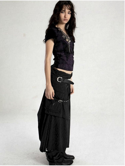 Low Waist Half Length Skirt