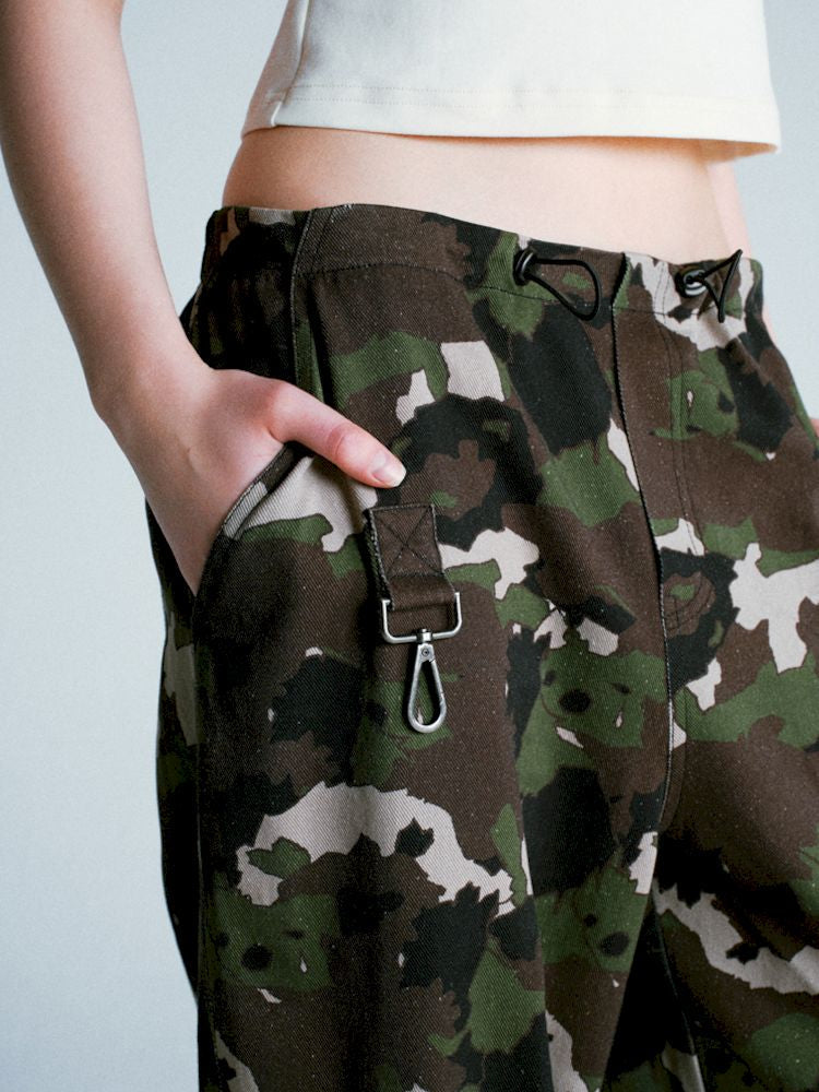 Camouflage full print work trousers