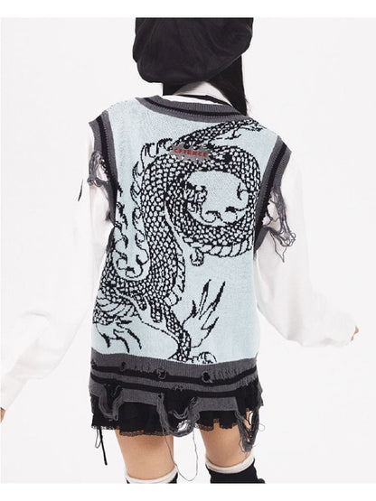 Dragon Knit Vest