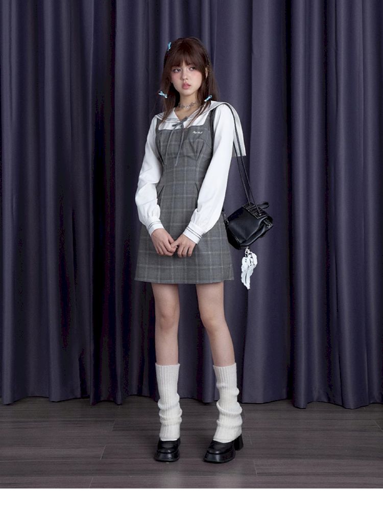 Sailor Collar Slim Fit Dress