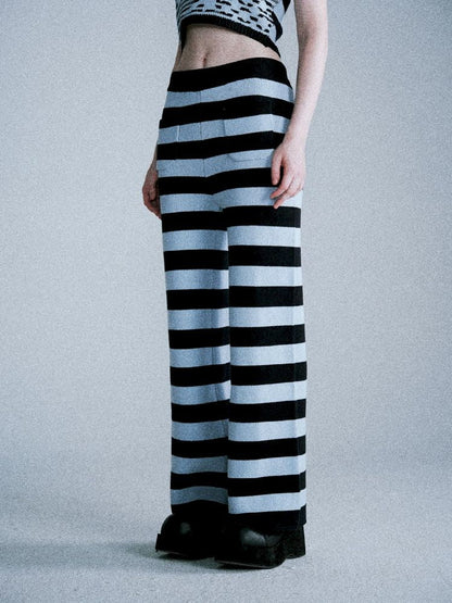 Classic Striped Knit Pants