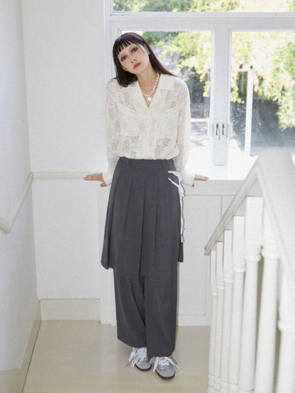 Casual Straight Suit Dress Pants