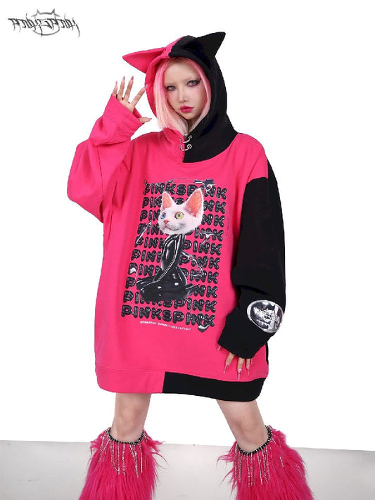 Devon Cat Ear Hooded Sweatshirt