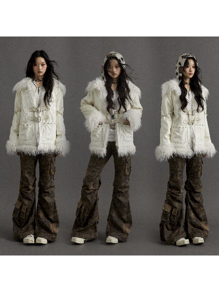 Loose Long Thickened Plush Coat Fur