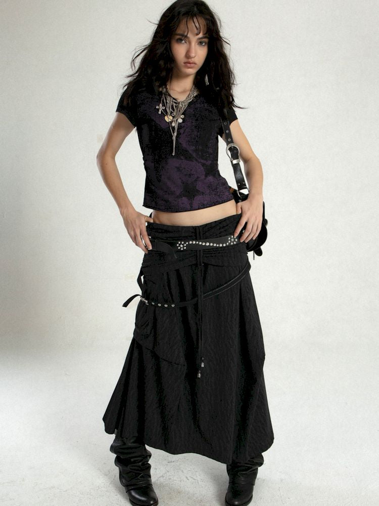 Low Waist Half Length Skirt