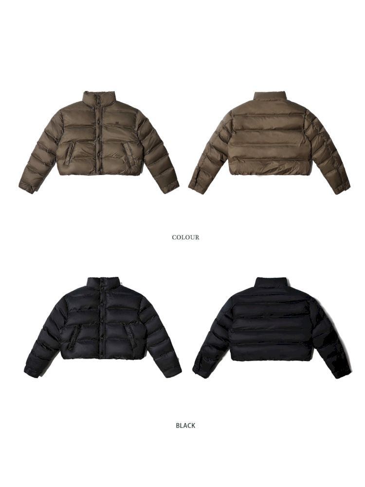 Thermal three-dimensional short down jacket