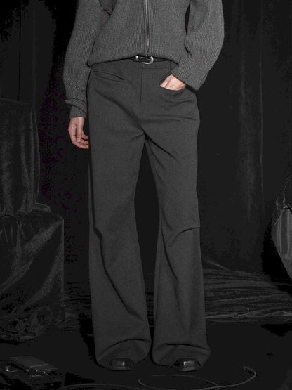 Genderless Wide Leg Long Western Pants