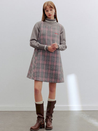 Tweed Vest Dress