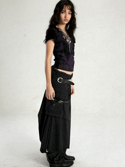 Low Waist Half Length Skirt