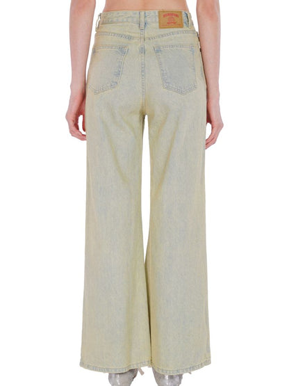 Casual Washed Nostalgia Wide Leg Pants