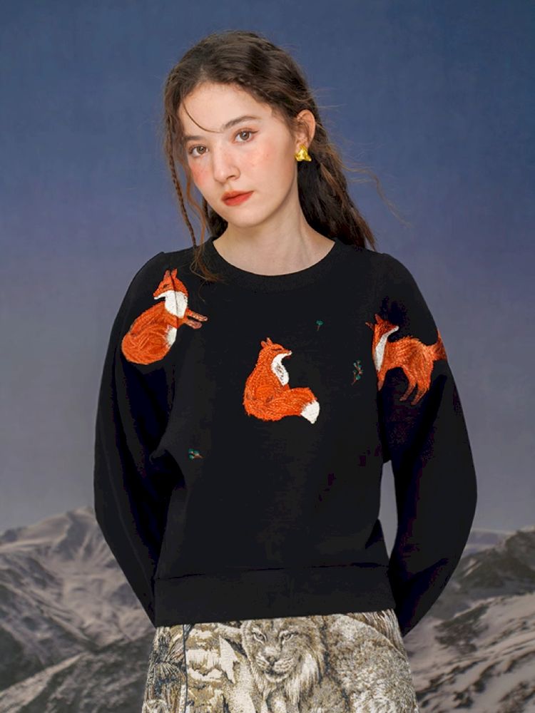 Red Fox Sweatshirt