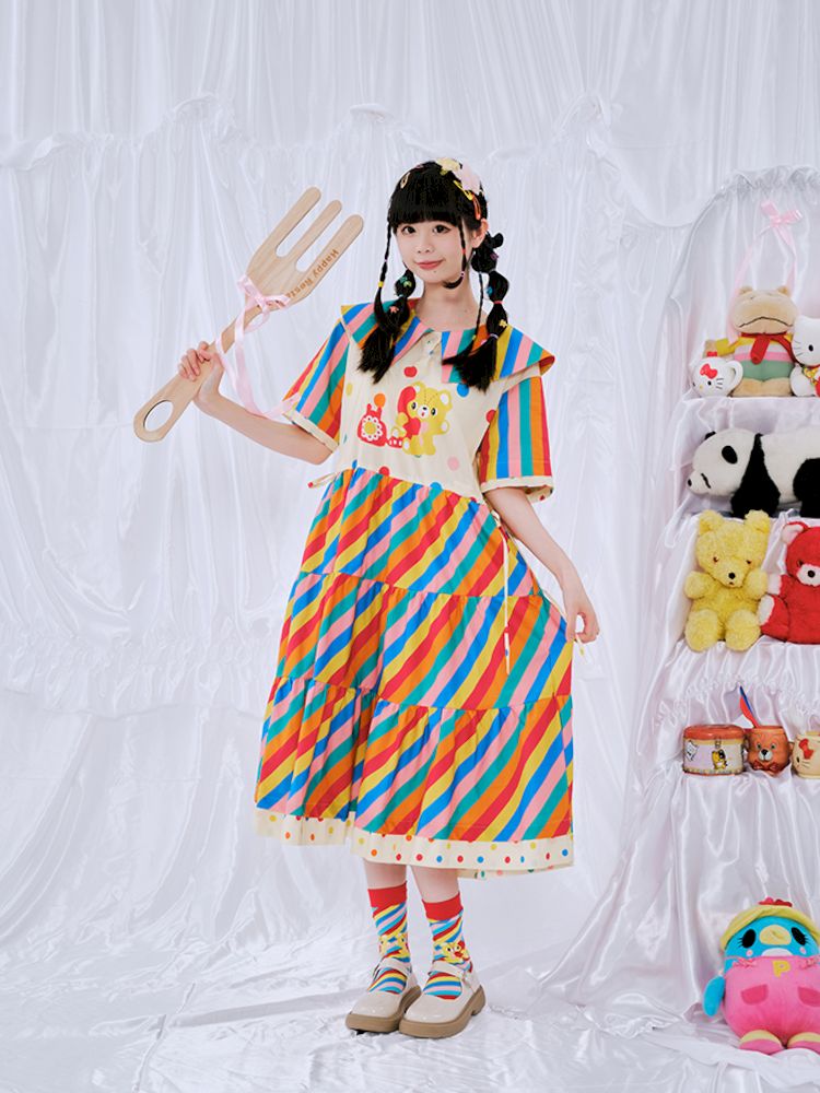 Rainbow Diary Dress