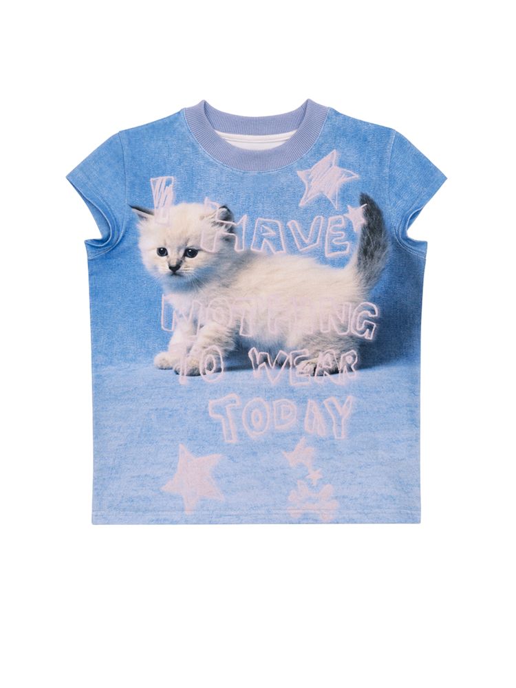 Printed cat's t-shirt