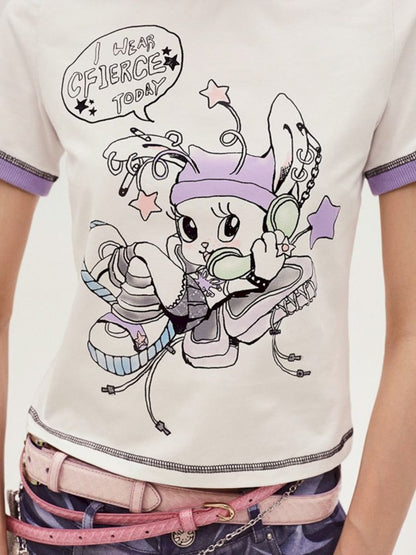 Bunny Elf Printed t-shirt