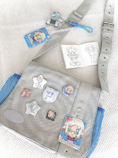 Illustration Anime Bag Card Holder Hanging Decoration