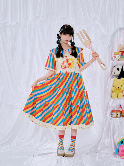 Rainbow Diary Dress