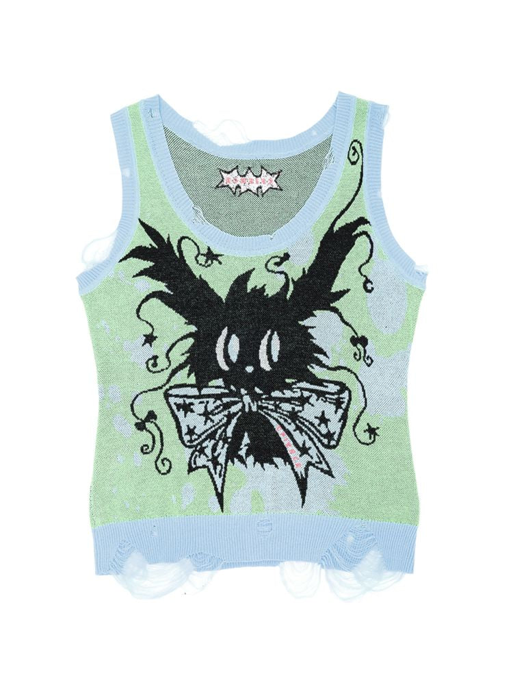 Magic Bunny Knitted Vest