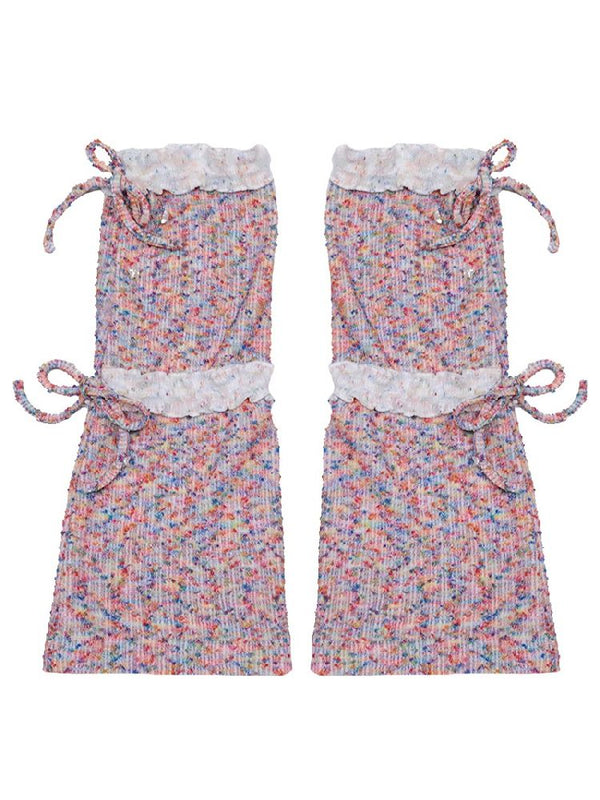 Niche Girls Vintage Cream Legwarmers