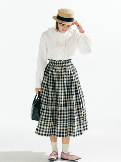 Big Hem Half-body Skirt