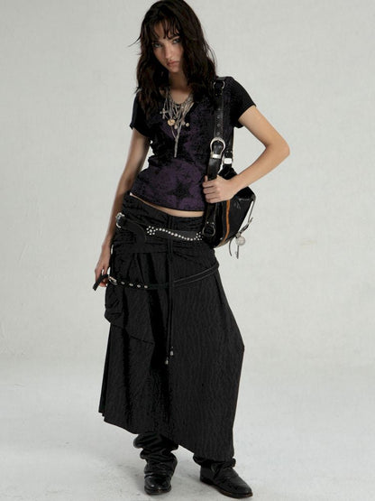 Low Waist Half Length Skirt