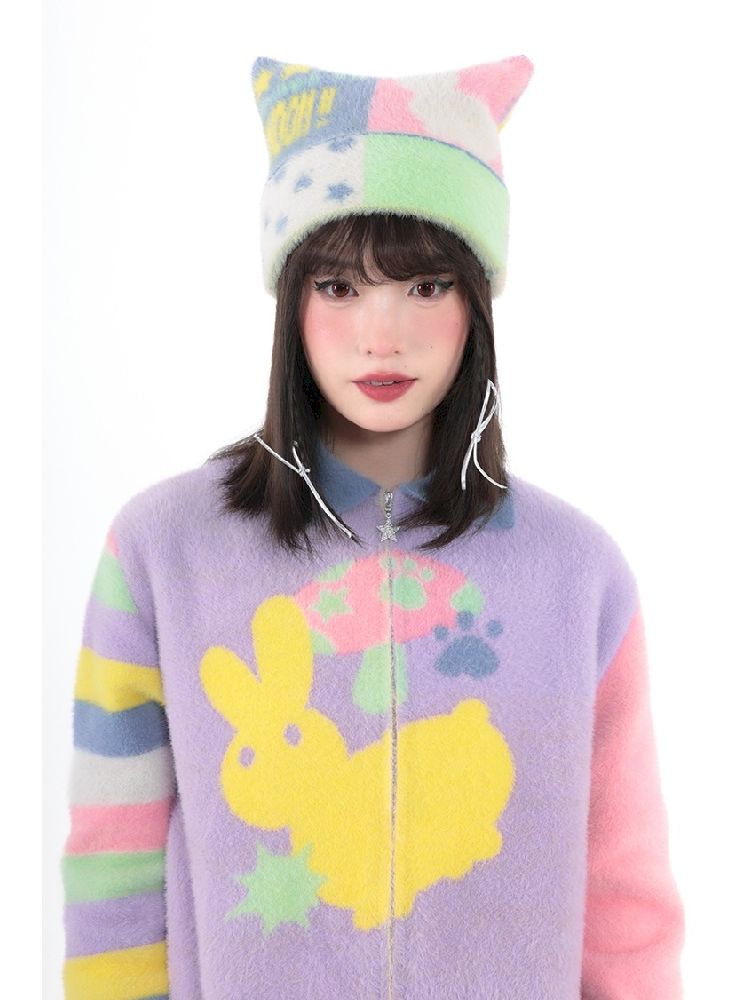 Ghostly Colorful Dopamine Niche Sweater