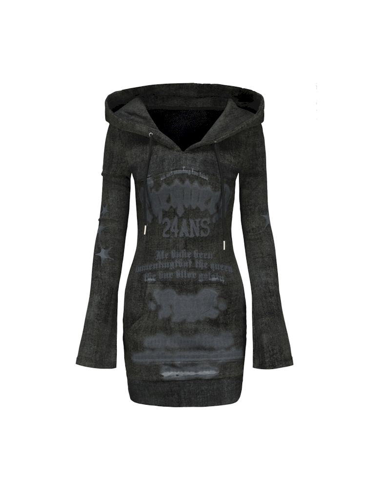 Black Women's Sweatshirt Dresses