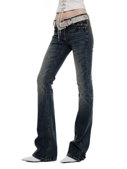 Heavyweight Denim Flared Pants