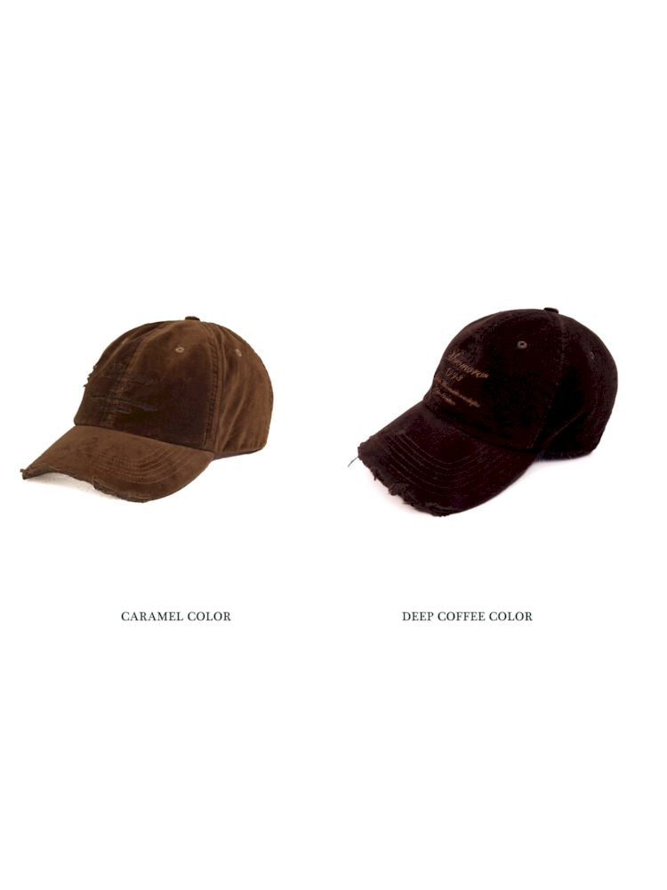 Doing the old design velvet baseball cap