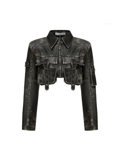 Leather Jacket Coat Women Cotton Version