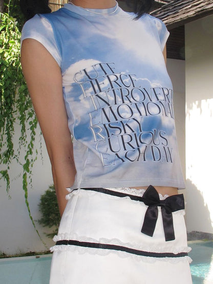 Sky Print T-Shirt