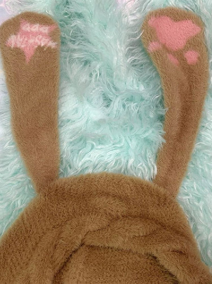 Rabbit Ears Hooded Scarf