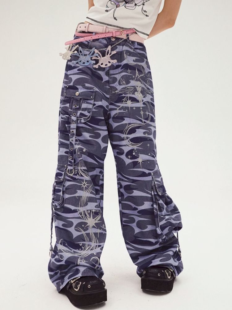 Elf Print Totem Jeans